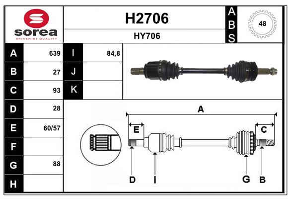 Cardã SNRA H2706