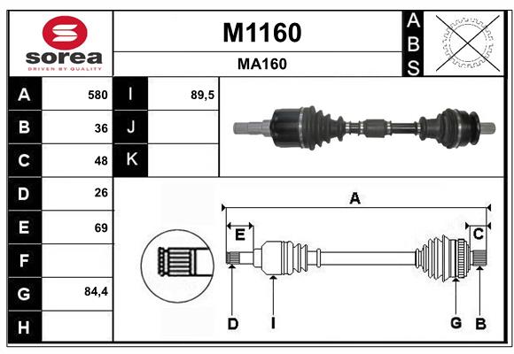 Cardan SNRA M1160