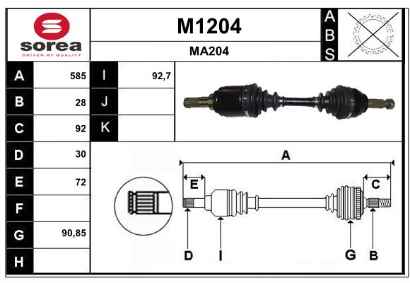 Cardan SNRA M1204