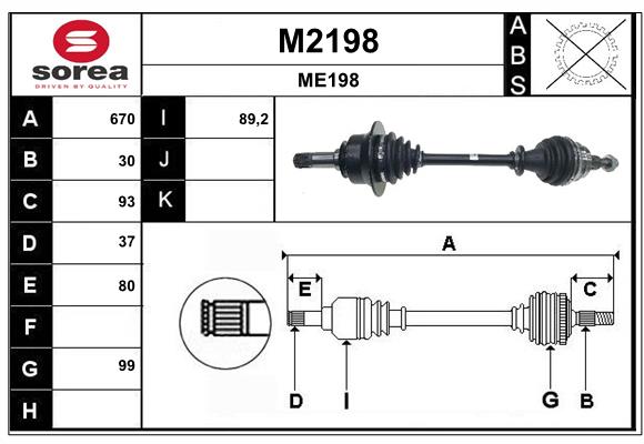 Cardan SNRA M2198