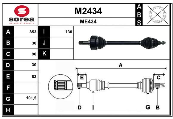Cardã SNRA M2434