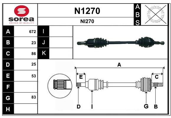 Cardán SNRA N1270