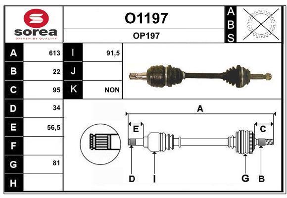 Cardan SNRA ref. O1197