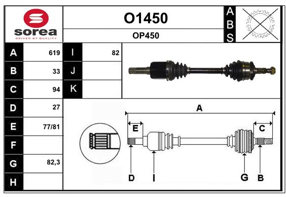 Cardã SNRA O1450