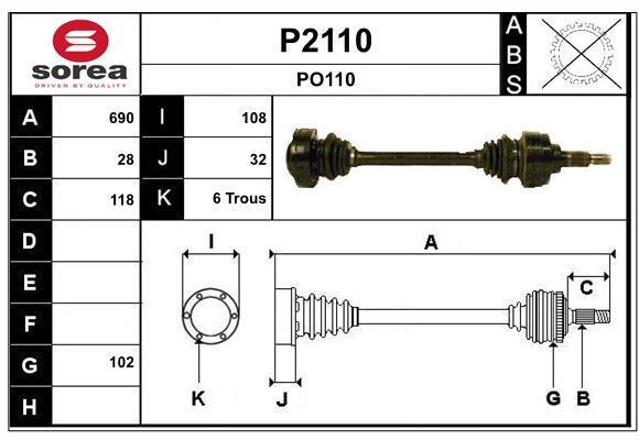 Cardan SNRA P2110