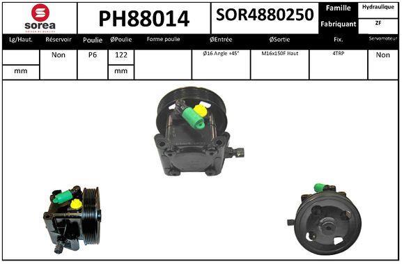 Pompe de direction assistée (Servo direction) SNRA ref. PH88014