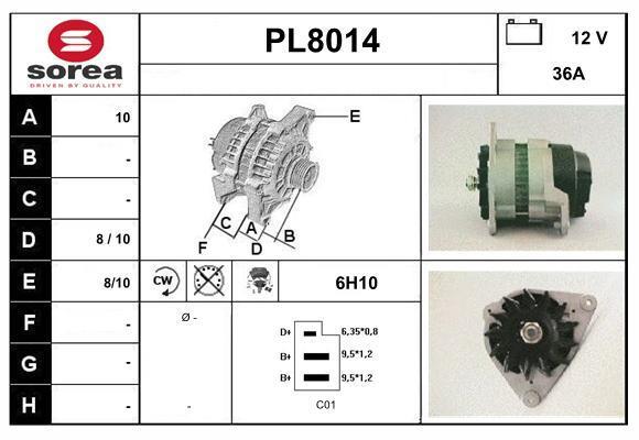 Alternateur SNRA PL8014