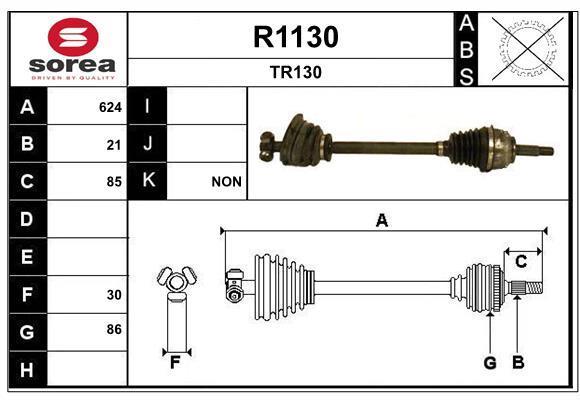 Cardán SNRA ref. R1130