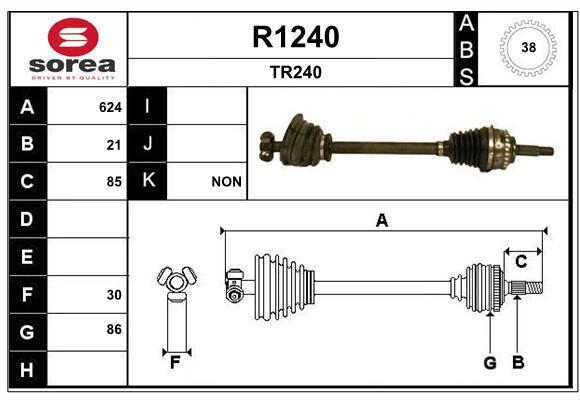Cardã SNRA ref. R1240