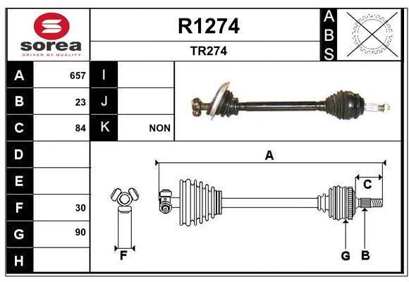 Cardan SNRA ref. R1274