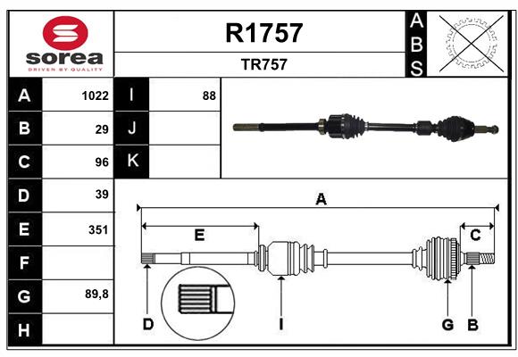 Cardan SNRA R1757