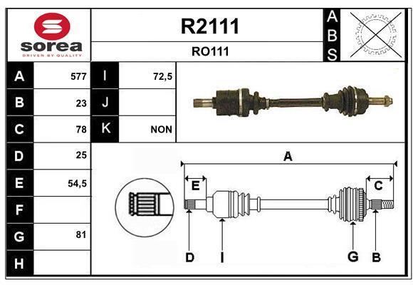 Cardan SNRA R2111