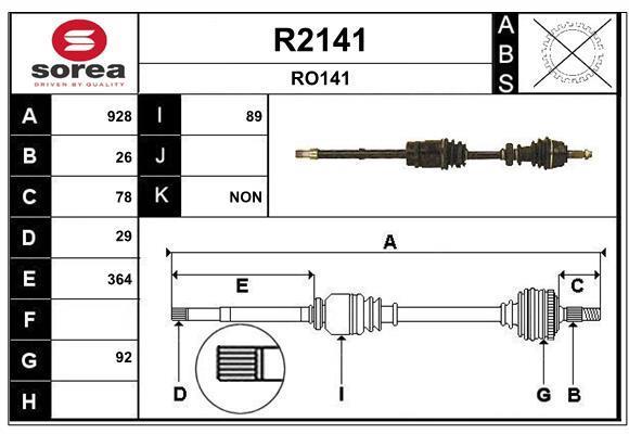 Cardán SNRA ref. R2141