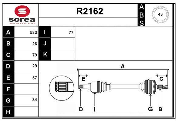 Cardan SNRA ref. R2162