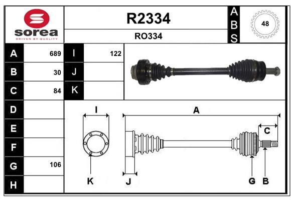 Cardán SNRA R2334