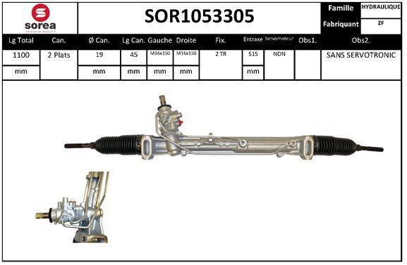 Cremallera de dirección (Caja de direccion) SNRA ref. SOR1053305