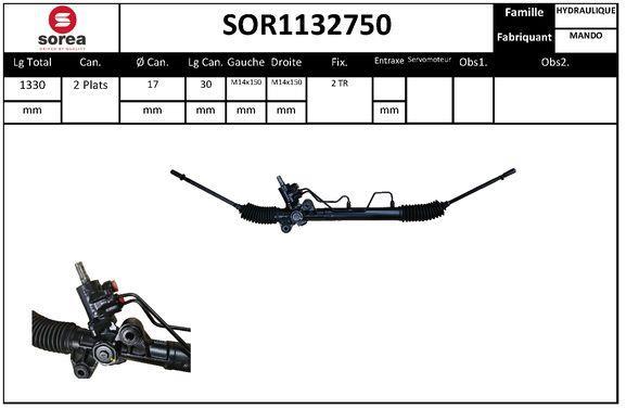 Crémaillère de direction SNRA ref. SOR1132750