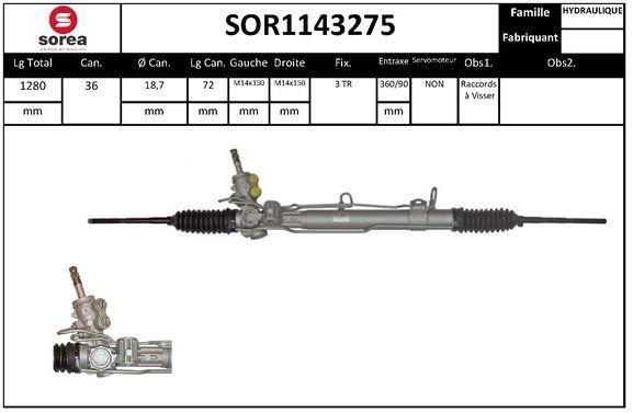 Crémaillère de direction SNRA ref. SOR1143275