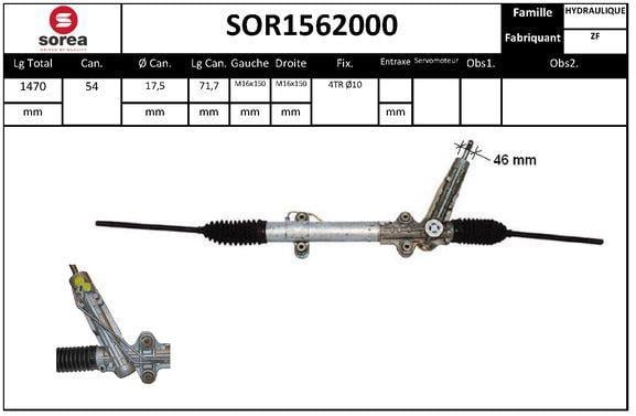 Cremallera de dirección (Caja de direccion) SNRA ref. SOR1562000