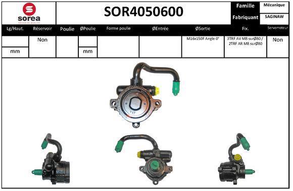 Pompe de direction assistée (Servo direction) SNRA ref. SOR4050600