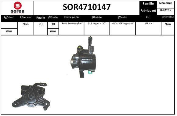 Pompe de direction assistée (Servo direction) SNRA ref. SOR4710147