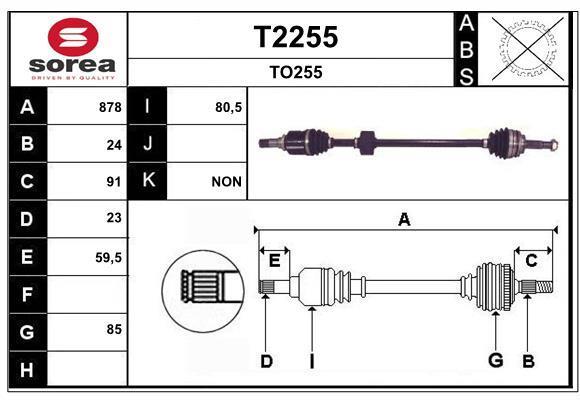 Cardã SNRA T2255