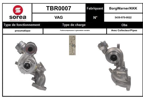 Turbocompressor SNRA ref. TBR0007