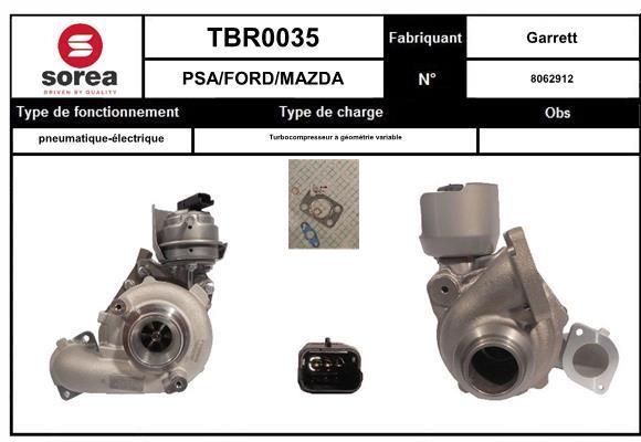 Turbocompressor SNRA ref. TBR0035