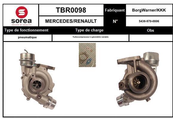 Turbocompresseur (Turbo) SNRA TBR0098