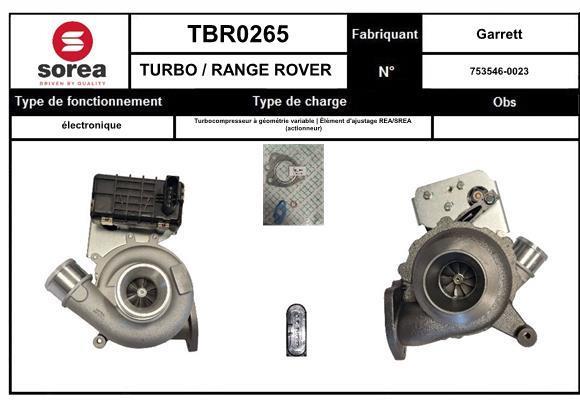 Turbocompresseur (Turbo) SNRA TBR0265
