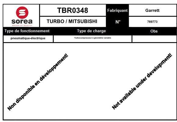 Turbocompresseur (Turbo) SNRA TBR0348