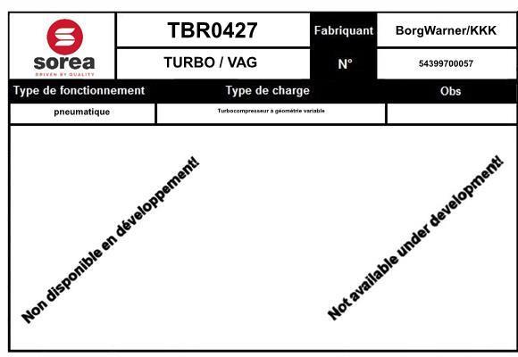 Turbocompressor SNRA TBR0427
