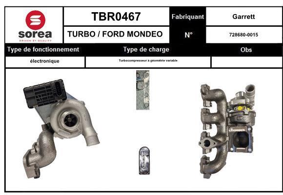 Turbocompresseur (Turbo) SNRA TBR0467