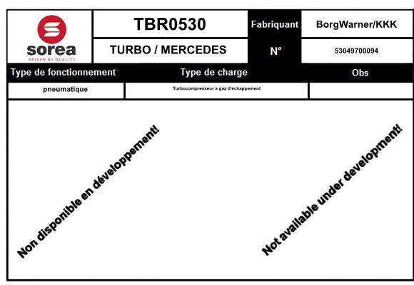 Turbocompresseur (Turbo) SNRA TBR0530