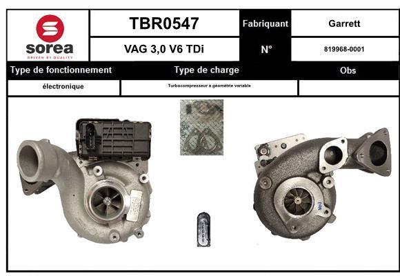 Turbocompressor SNRA TBR0547