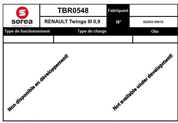 Turbocompresseur (Turbo) SNRA TBR0548