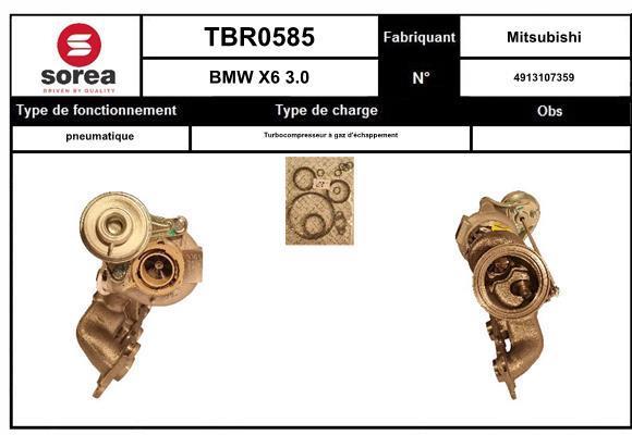 Turbocompressor SNRA TBR0585