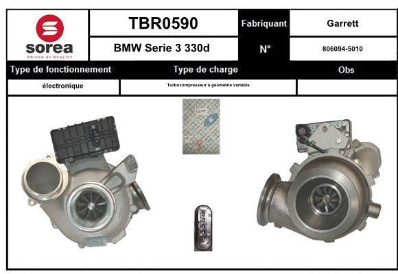 Turbocompresseur (Turbo) SNRA TBR0590