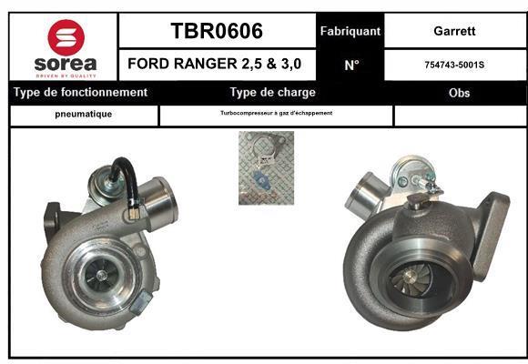 Turbocompresseur (Turbo) SNRA TBR0606