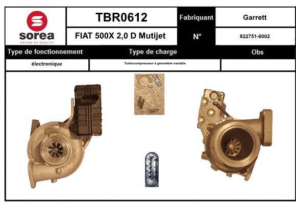 Turbocompresor SNRA ref. TBR0612