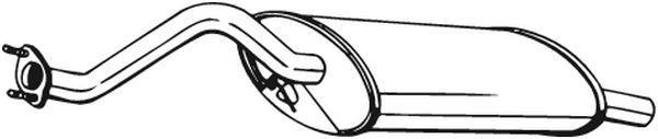 Silenciador trasero BOSAL ref. 115-505