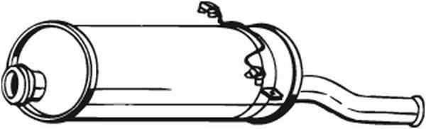 Silenciador trasero BOSAL ref. 135-021