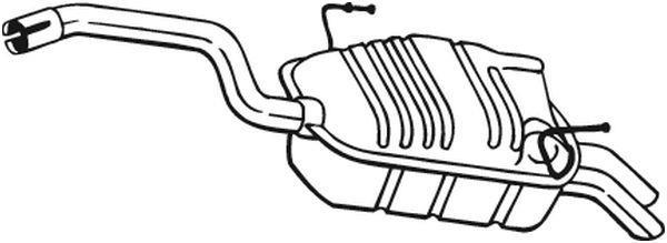 Silenciador trasero BOSAL ref. 190-903