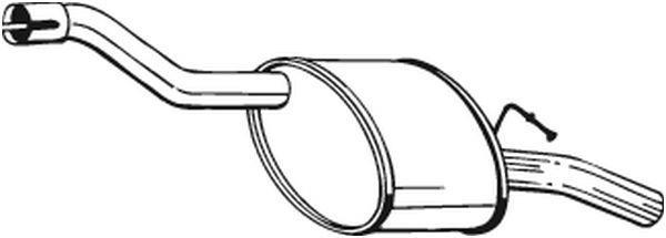 Panela de escape traseira BOSAL ref. 154-325