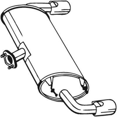 Silenciador trasero BOSAL ref. 171-029