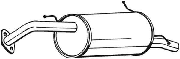 Silenciador trasero BOSAL ref. 171-473