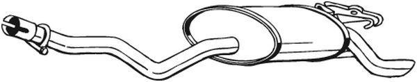 Silenciador trasero BOSAL ref. 175-347