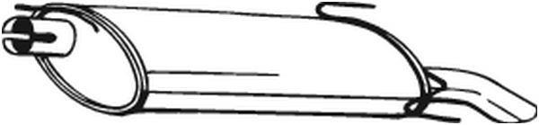 Silencieux arrière (Pot d'échappement) BOSAL ref. 185-221