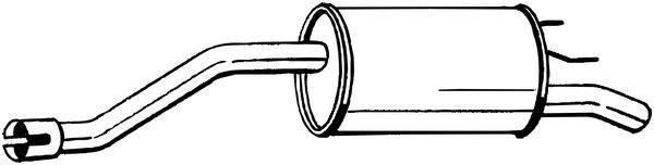 Silenciador trasero BOSAL ref. 185-359