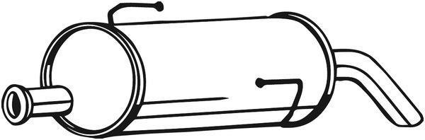 Silenciador trasero BOSAL ref. 190-137